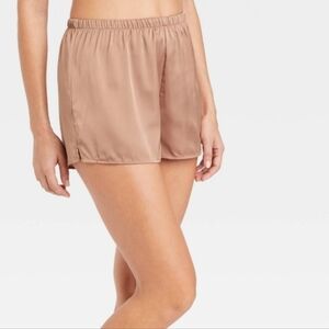 NWT Stars Above Women's Satin Pajama Lounging Shorts M
